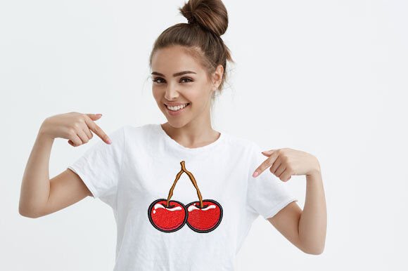 Cherry Embroidery: A Seasonal Staple for Farmhouse Gifts