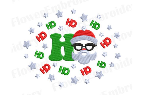 Cool Santa Machine Embroidery Design: A Craft Fair Perspective