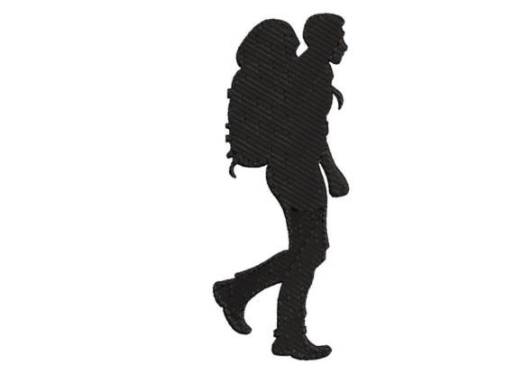 Expert Hiking Logo Embroidery Digitizing