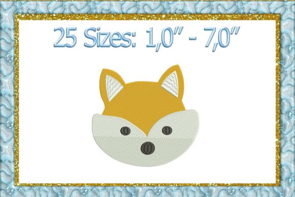 Fox Embroidery Design for Seasonal Product Lines