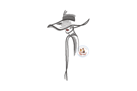Lady with Stylish Hat Machine Embroidery: A Designer’s Review