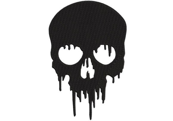 Melting Skull Embroidery Digitizing: Spooky Seasonal Review