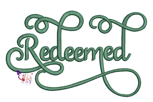Redeemed Embroidery Design: An Etsy Seller's Review