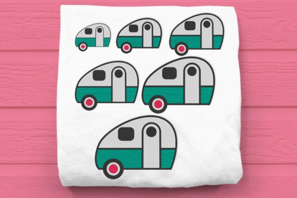 Retro 50s Camper Mini Embroidery File Review