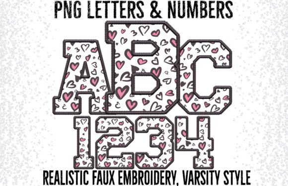 Valentine Faux Embroidery Alpha Set: A Designer's Review